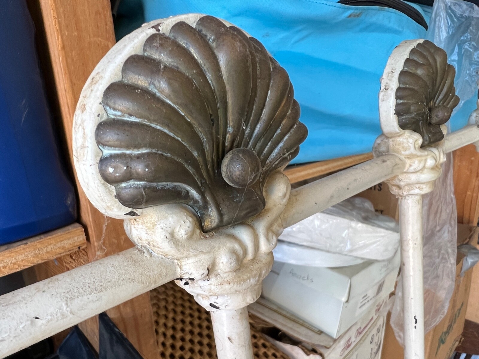 Antique Full Double Brass Bed Frame Early 1900's Two beds for sale