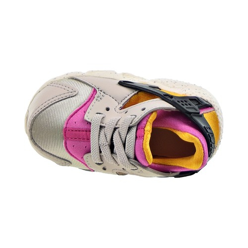 Nike Huarache Run (TD) Toddler's Shoes Light Bone-Lethal Pink 704950-043 - 第 5/6 張圖片
