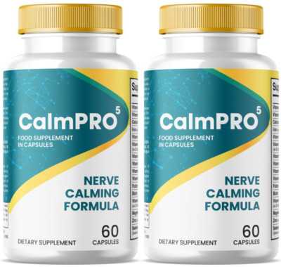 CalmPro 5 Nerve Calming Formula Supplement Calm Pro 5 Fast Ship 120 Capsules