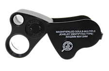 30X 60X Magnifying Magnifier Jewelers Diamonds Eye Jewelry Loupe Loop LED Lights