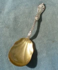 Les Cinq Fleurs Sterling Silver Berry Spoon 1900 Reed & Barton