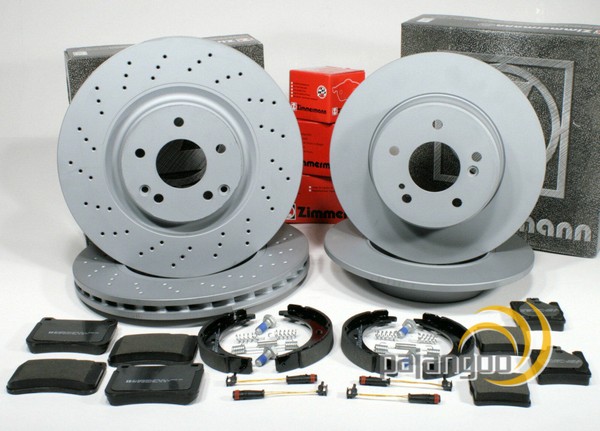 Zimmermann Sport Bremsscheiben Set Vorne Hinten FüR Mercedes E Klasse W211 S211-image