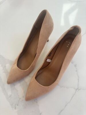 A New Day (Target Brand) Suede Tan/Camel Pump/Heels Women's Size 10 