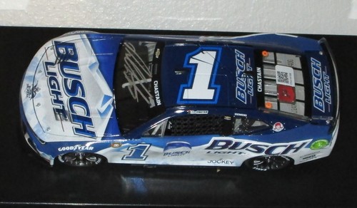2024 ROSS CHASTAIN #1 BUSCH LIGHT THROWBACK AUTOGRAPHED CAR#400/578 PRISTINE COA - Picture 12 of 13