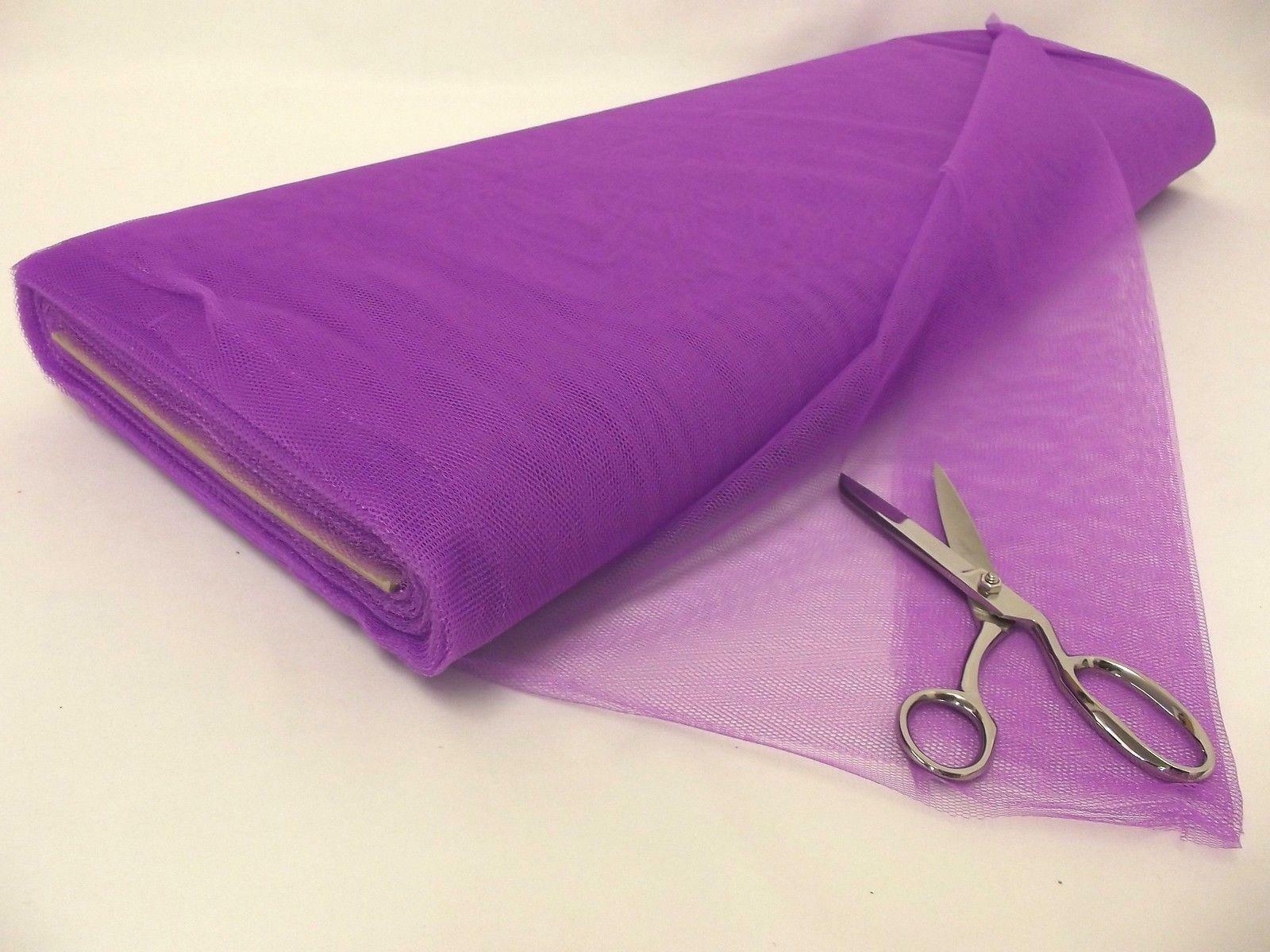 Tela De Tul 100% Poliéster - MORADO