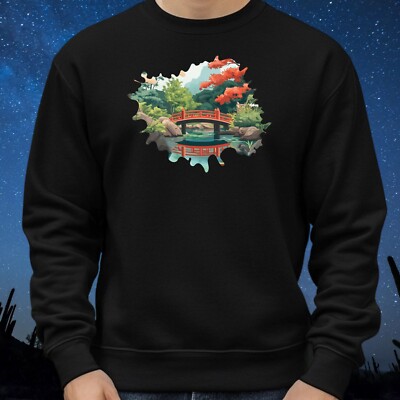 Japanese Garden Sweatshirt Cosy And Perfect For Any Occasion Sbis4XL
