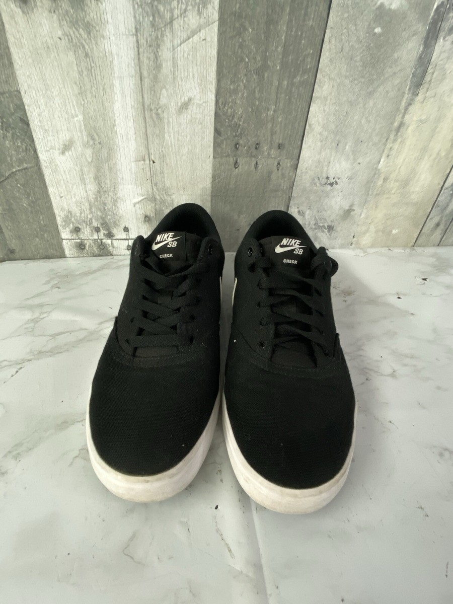Nike SB Check Solarsoft Womens Size 9 Black Athletic Shoes