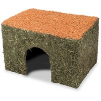 Jr Farm Heu-Haus Karotte Mittel 350G - Haus Nest Degu Meerschweinchen