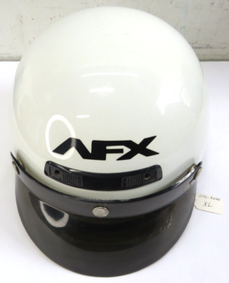 AFX FX-7 White w/ Black XL Motorcycle Helmet w/ Visor Chin Strap | eBay AFX FX-7 White w/ Black XL Motorcycle Helmet w/ Visor Chin Strap | eBay
