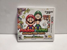 Mario & Luigi  Superstar Saga (Nintendo 3DS) Promotional Display Box Case Only
