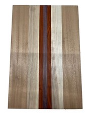 Multi Species Body Blank 21x 14x 1-3/4- 7 Pcs Glued Luthierwood Free US Shipping