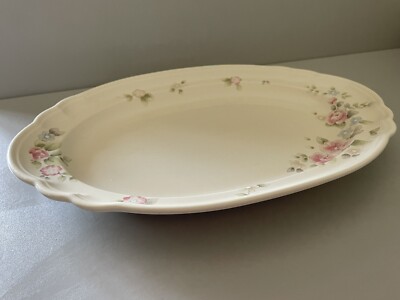 PFALTZGRAFF Tea Rose OVAL SERVING PLATTER (Length: 14 1/2 in)