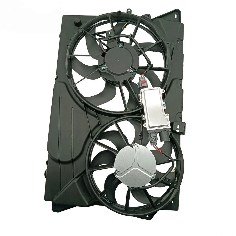 Radiator Condenser Cooling Fan Assembly For 2010-2012 Ford Flex Lincoln MKT Foto 4 de 4