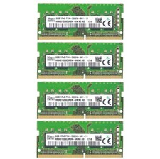 Hynix 32GB 4X8GB DDR4 2666MHz PC4-21300 1RX8 SODIMM Memory Ram HMA81GS6CJR8N-VK