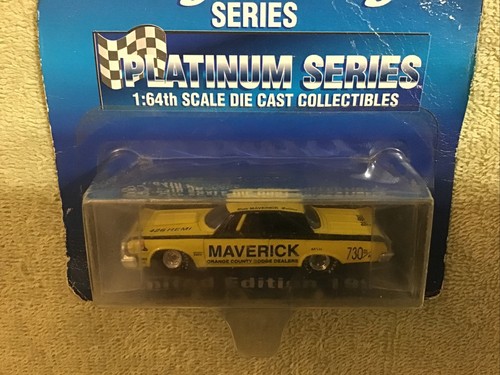 1994 Action BILL MAVERICK GOLDEN 1964 Dodge NHRA 1/64 Diecast NEW - Picture 2 of 7