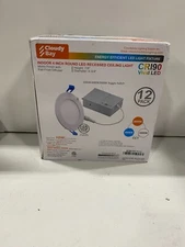 Cloudy Bay Round LED Recessed Ceiling Light | Indoor 6 inch | 12 Pack | CRI90