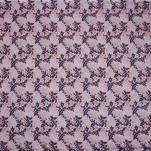 Indian Block Print Cotton Hand Loom Summer Dress Boho Eco Friendly Fabric Yard - Picture 4 of 6