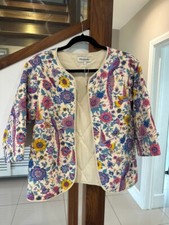 Lollys Laundry Quilted Patterned Short Jacket Xs - Designer