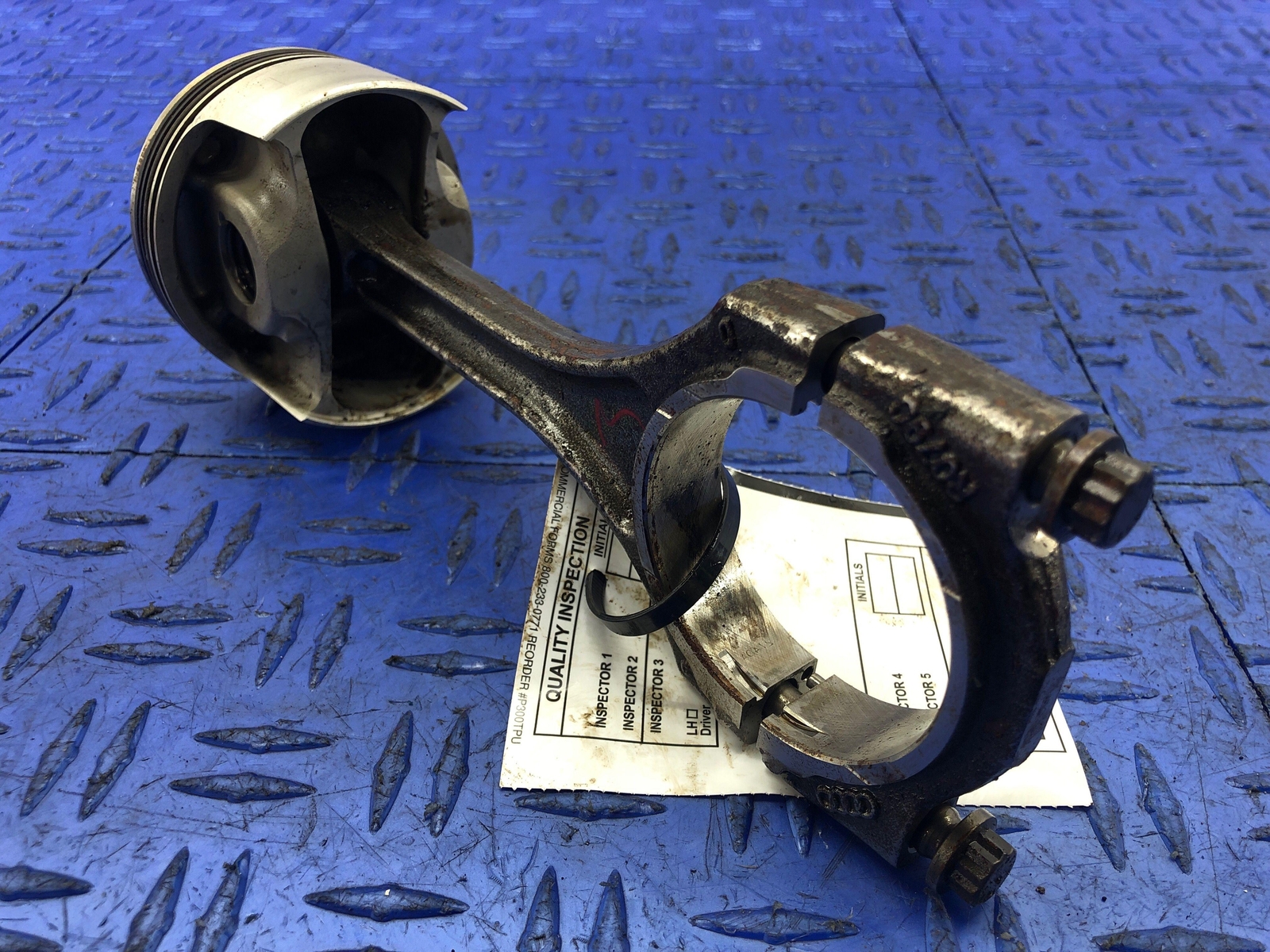 2011-2015 AUDI R8 4.2L ENGINE PISTON W/CONNECTING ROD 079107066CT OEM