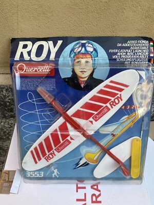 Very Rare Roy Sling Plane cod.3553 Quercetti 1983 New Collectible