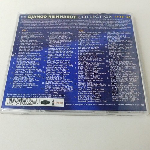 The Django Reinhardt Collection: 1935-46 (CD 2013 2 Discs Acrobat Music) - Picture 6 of 6