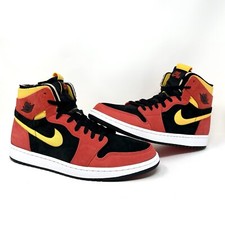 Nike Air Jordan 1 High Zoom CMFT Black Chile Red Yellow CT0978-006 - Size 13