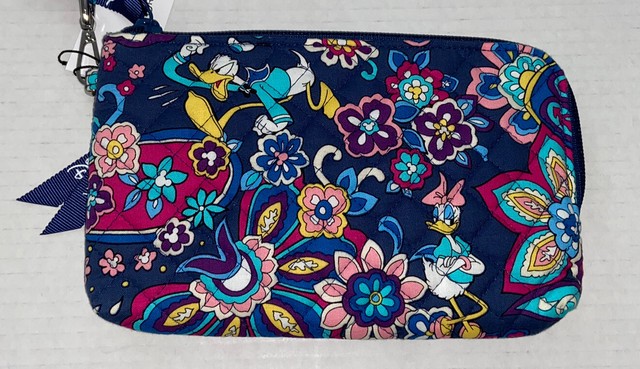Disney Vera Bradley RFID Wristlet Wallet Sensational Six Paisley Mickey Donald Disney Vera Bradley RFID Wristlet Wallet Sensational Six Paisley Mickey Donald