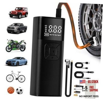 Tire Inflator Portable Air Compressor - Portable Air Pump for Car Tires