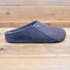 Mens 11 44 Regular Birkenstock Zermatt Shearling Lined Brown Wool Felt Slippers