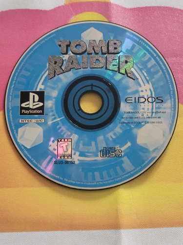 Tomb Raider Sony Playstation 1 PS1 - Disc Only Tomb Raider 2 Demo On Disc