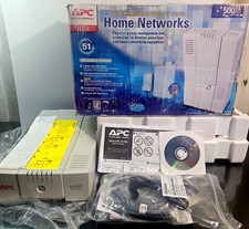 APC HS 500VA, HS-500 SURGE PROTECTION AND BATTERY BACKUP NEW OPEN BOX
