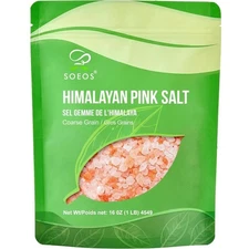 52USA Himalayan Salt Coarse 1 Lb (453G), Pink Himalayan Salt, Sea Salt for Grind