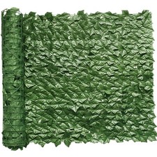 Artificial Ivy Privacy Fence 118x39.4in Grass Wall Screen Fake Vines Balcony ...