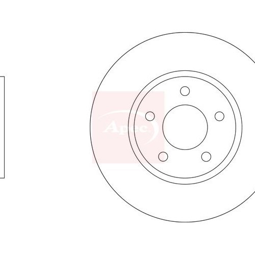 APEC Brake Disc DSK3412