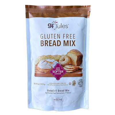 Certified Gluten Free Bread Baking Mix | Loaf, Baguettes, Bagels, Focaccia and M
