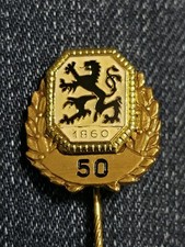 Alte Anstecknadel Ehrennadel 50 Jahre Mitgliedschaft TSV 1860 München