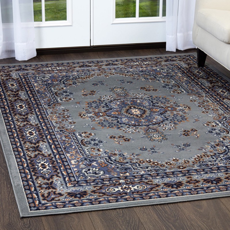 Persien SILVER AREA RUG RUNNER 2 x 8 ORIENTAL CARPET 69 - ACTUAL 1' 10" x 7' 3"