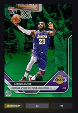 DIGITAL - LEBRON JAMES | 2026 Topps Now Green | NBA Collect Legendary 99cc