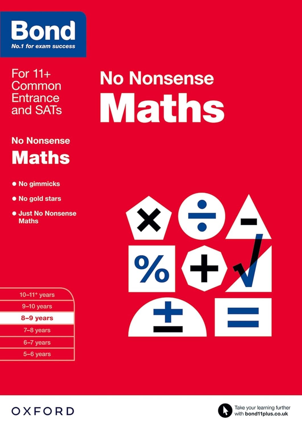 Bond: Maths No Nonsense: 8-9 years By Sarah Lindsay,Bond 11+ - Image 4