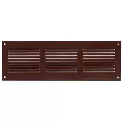 Grille métal 300 x 100 mm marron - MR3010B - Photo 1/4