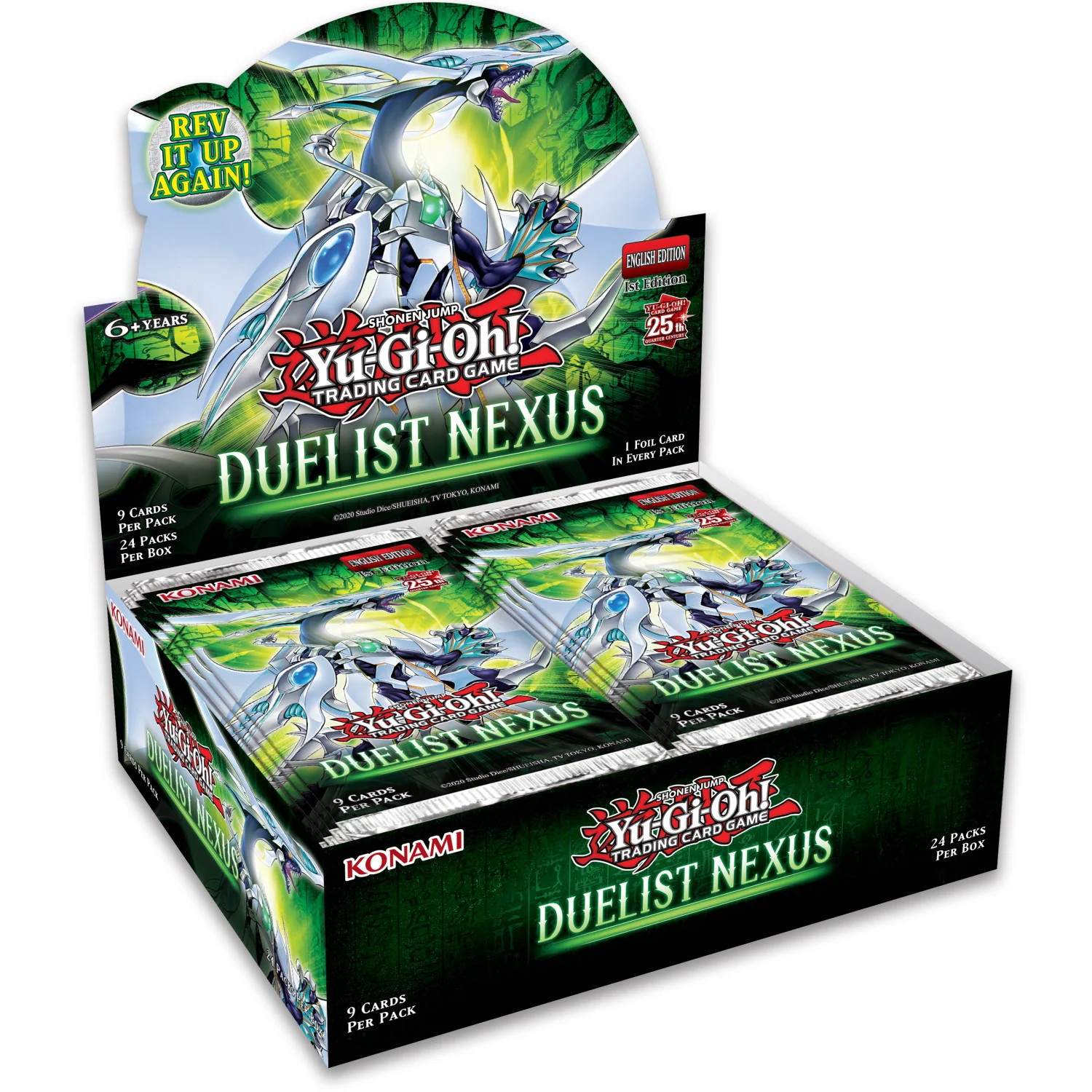 Ю-Ги-О! TCG: Duelist Nexus Booster Box - 1-е издание - 24 упаковки.