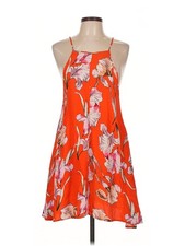 Minkpink Women Orange Casual Dress L