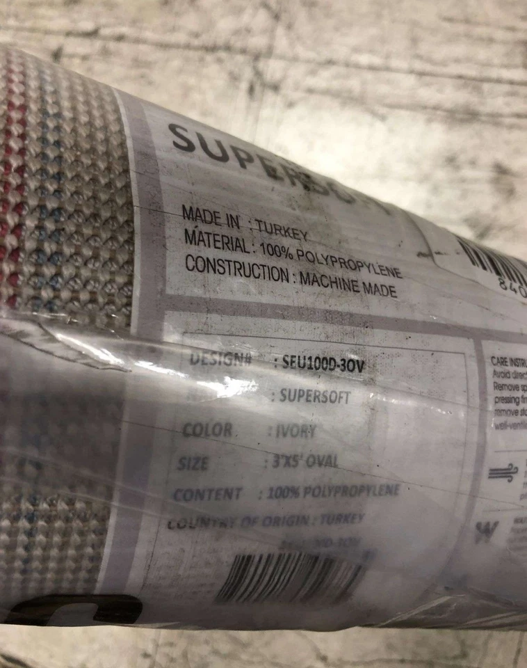 JONATHAN Y SEU100D-3OV Haze Solid Low-Pile Indoor Area-Rug Coastal Bohemian Rug - Image 2 of 3