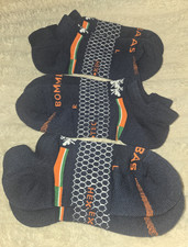 Bombas L No-Show Athletic Socks Hex Tec Navy 3 Pairs