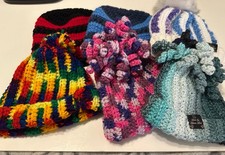 Lot Of 6 Handmade Crochet Hats For Toddler/child NWOT