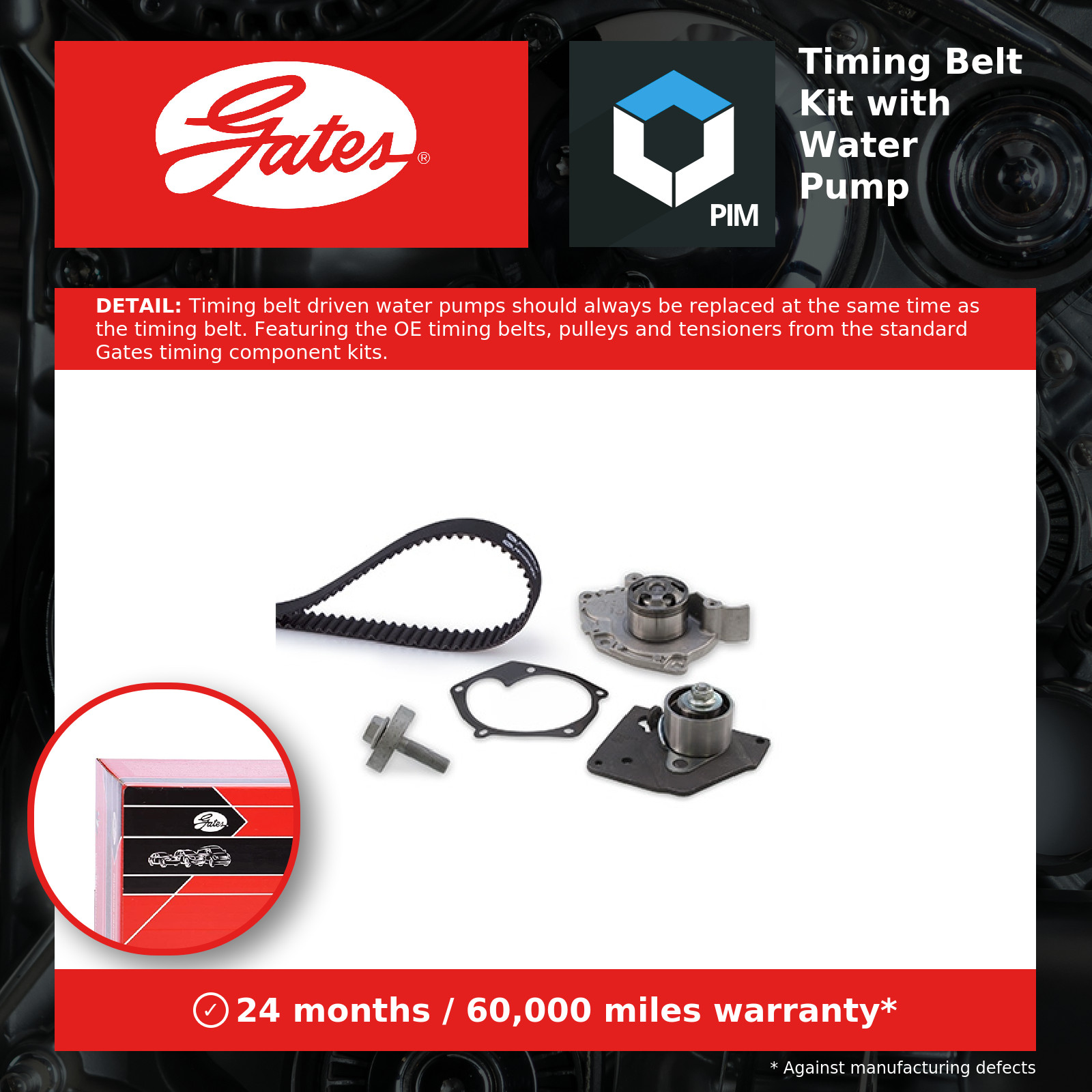 Timing Belt & Water Pump Kit fits SUZUKI GRAND VITARA Mk2 1.9D 05 to 15 Set New - Image 14