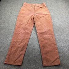 American Eagle Outfitters Pants Womens 6 Pink Corduroy Low Straight Leg Casual