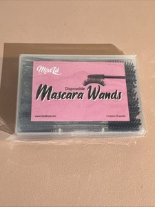 Miss Lil Disposable Mascara Wands 50 Wands Lengthen, Curl Define Your Lashes New