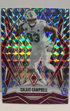 2025 Panini Phoenix - Calais Campbell #94 Silver Pyramids Cardinals Dolphins 