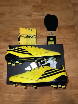 Adidas F50 Elite FG 2010 Remake Yellow/Black Size 9.5 US